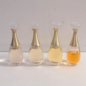 Dior J'adore Scent Collection, 4x 5ml